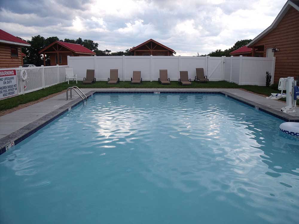 The swimming pool area at SHENANDOAH VALLEY CAMPGROUNDS