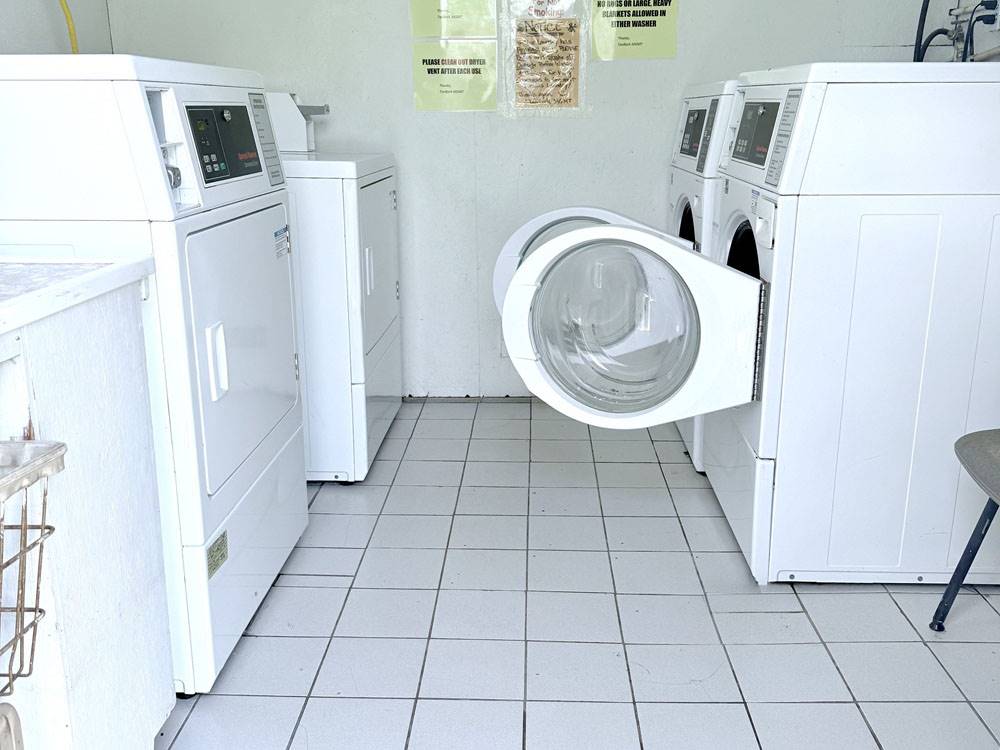 Interior of the laundry room
