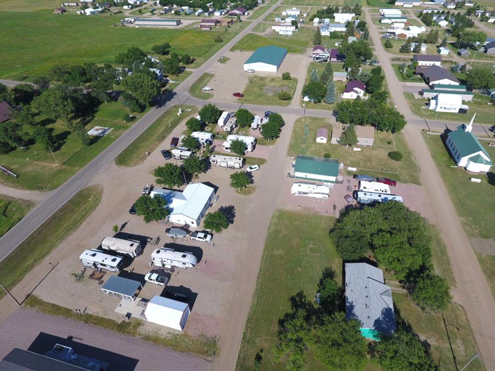 Aerial view of campground at D & S CAMPGROUND & LODGE