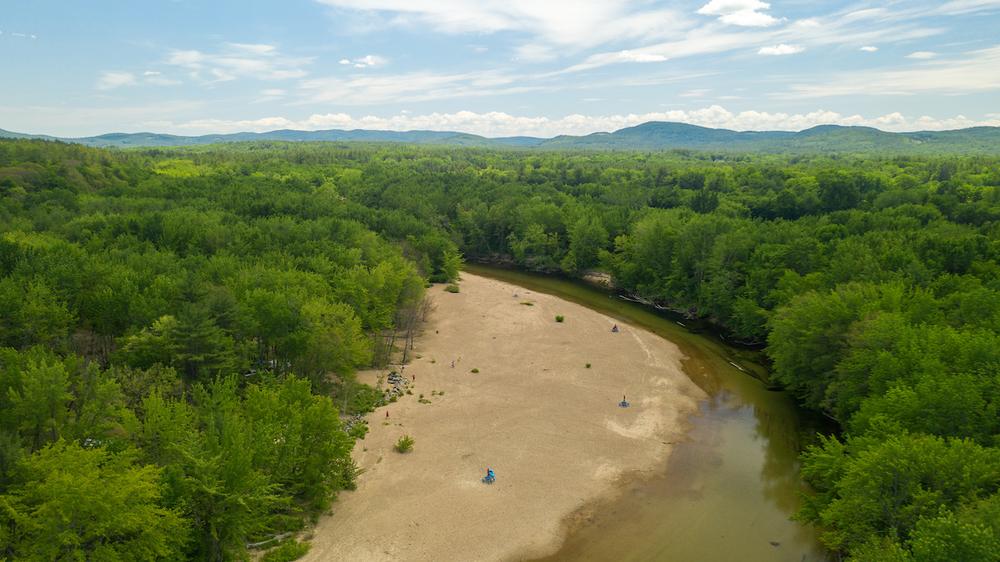 View of the river and trees