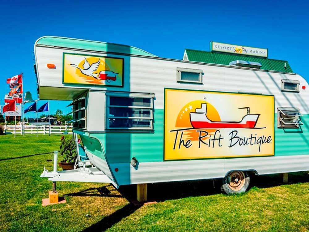 The Rift Boutique trailer at SWAN BAY RESORT