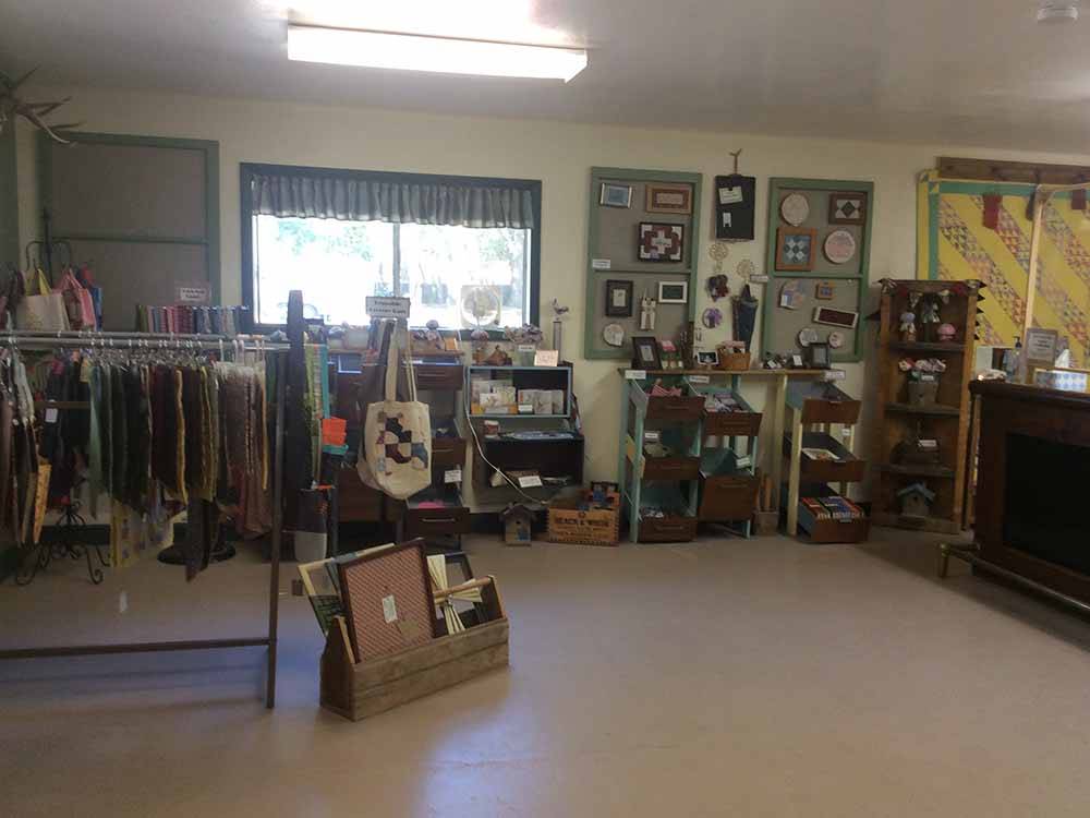 Inside of the general store at WORLAND RV PARK AND CAMPGROUND