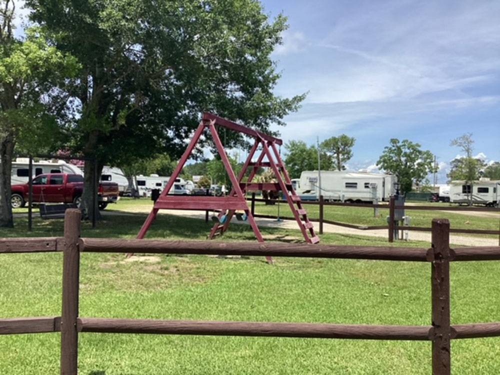 The swing set