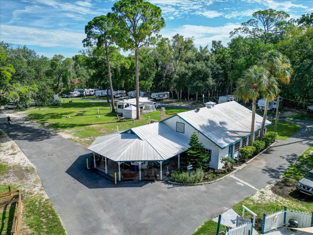 Aerial view of the park