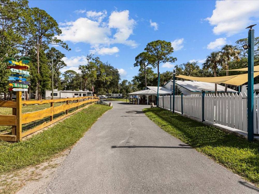 Entrance to the RV park