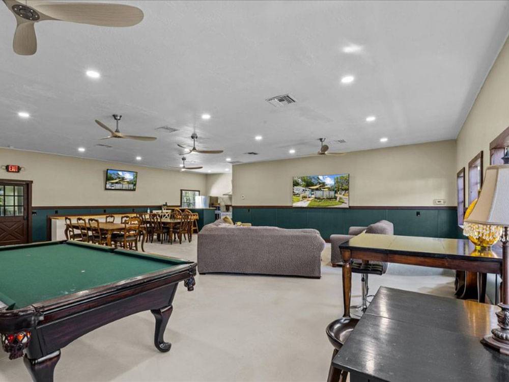 Interior of the rec hall