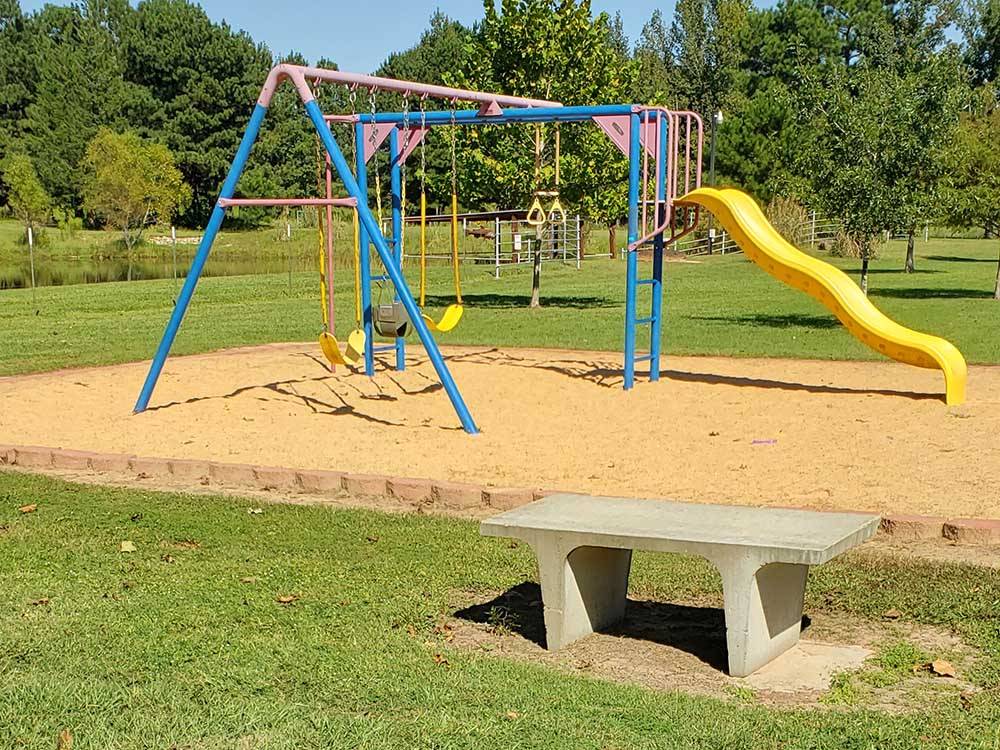 The playground equipment at RV CORRAL