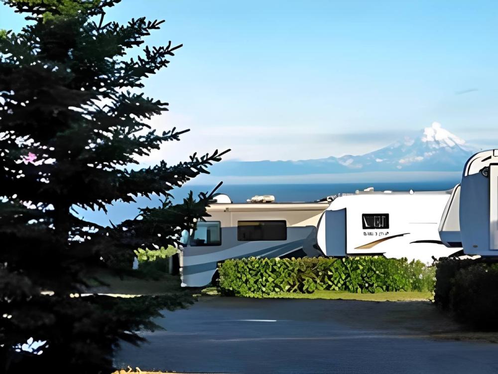 Mountain view at Scenic View RV Park