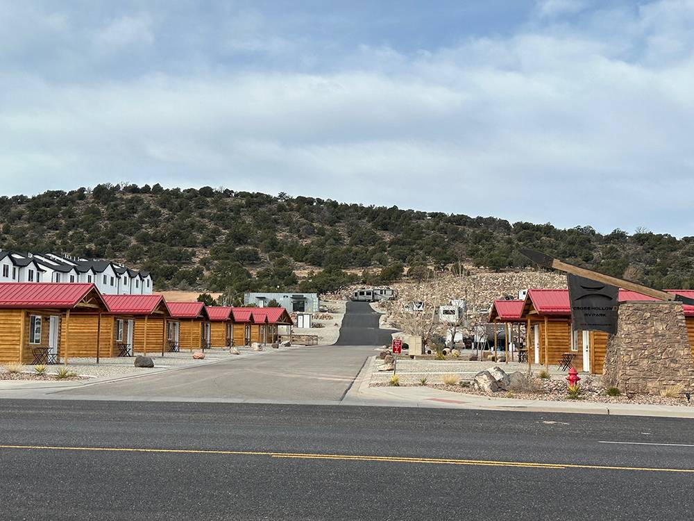 A row of rentals