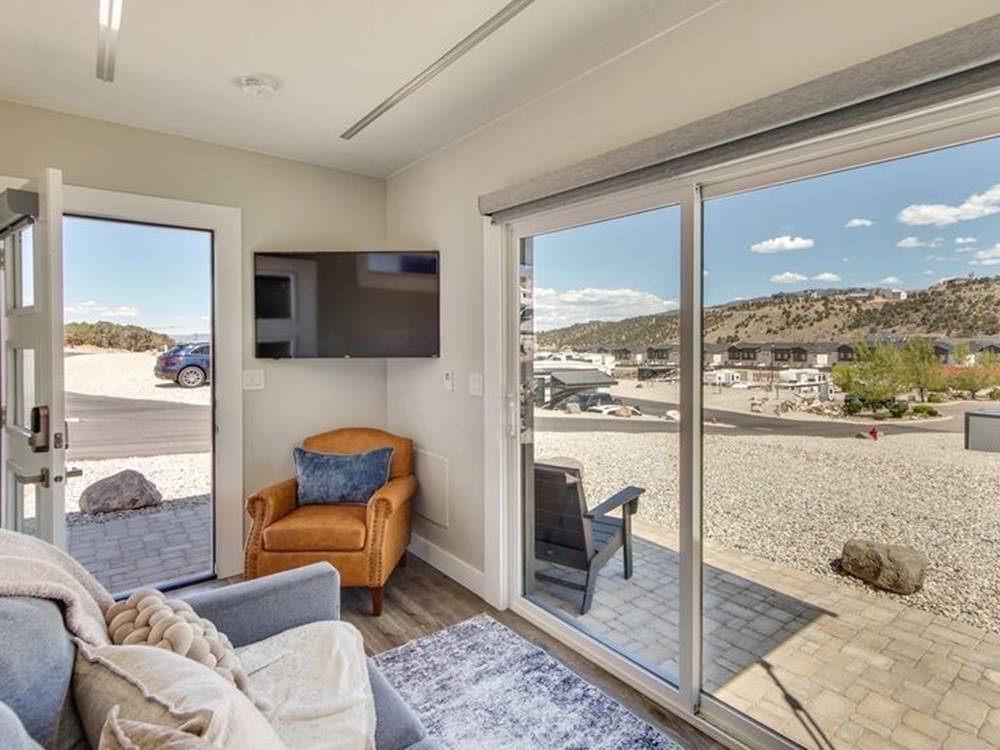 The interior of a rental