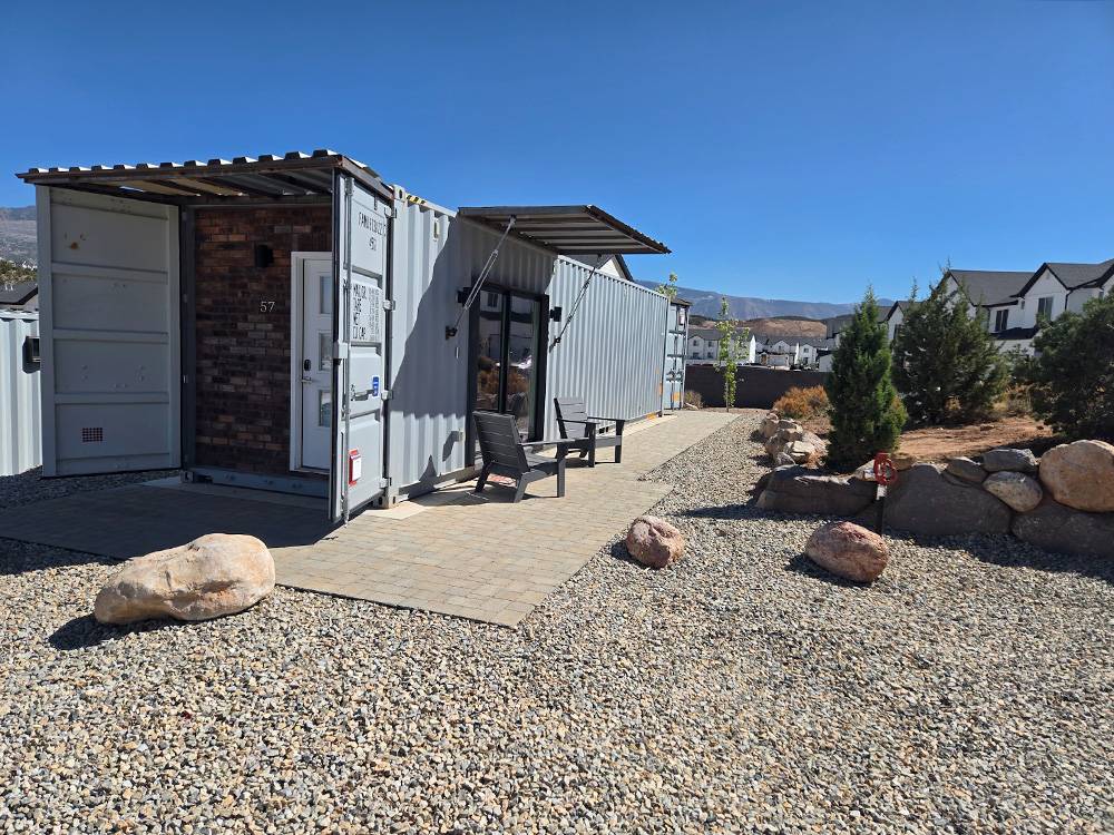 The exterior of a rental