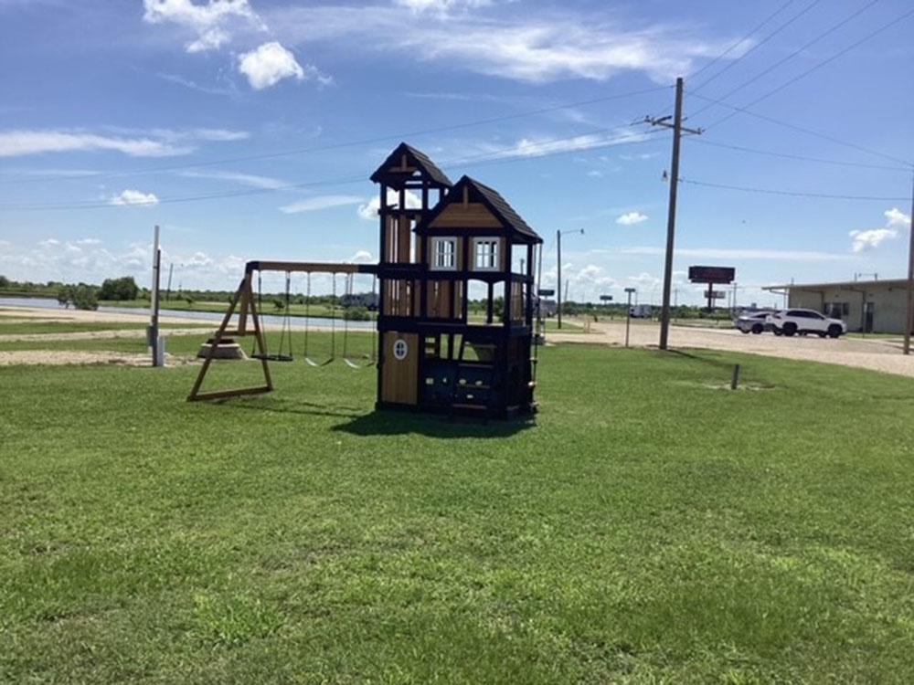 Swing set at AMERICAN DREAM RV PARK