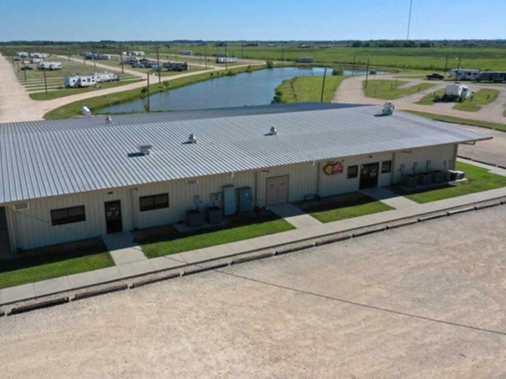 The office and laundry building at AMERICAN DREAM RV PARK