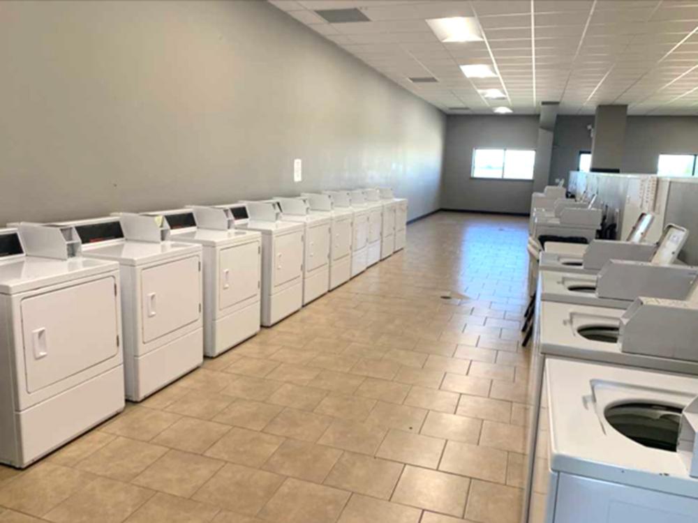 Large laundry room at AMERICAN DREAM RV PARK