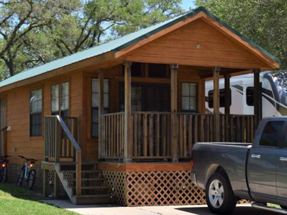 One of the rentals available at Stonebridge RV Park & Resort