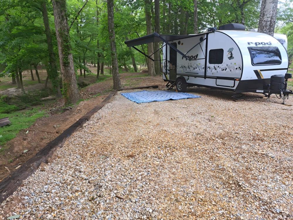 Gravel site at Hidden Springs RV Resort