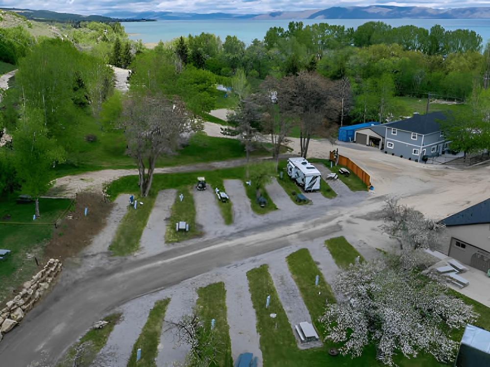 Area view of RV sites at Bear Lake Venture Park