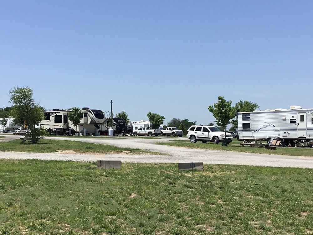 A wide selection of camping sites at LIGHTHOUSE LANDING RV PARK & CABINS
