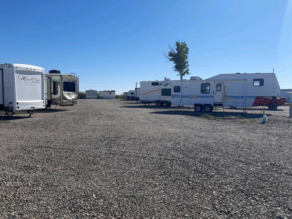 Gravel RV spots
