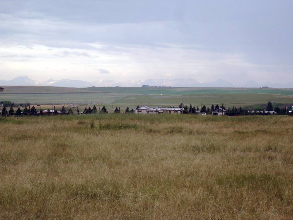 Open field next to park