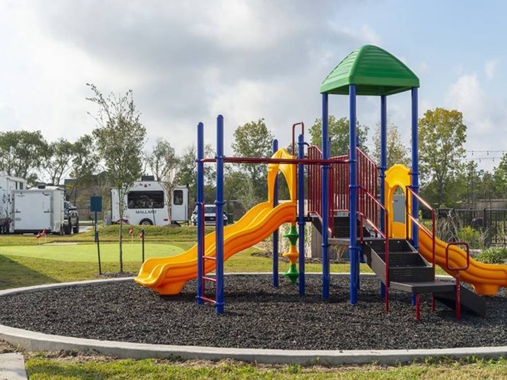 The colorful playground at JETSTREAM RV RESORT - TROPICAL TRAILS