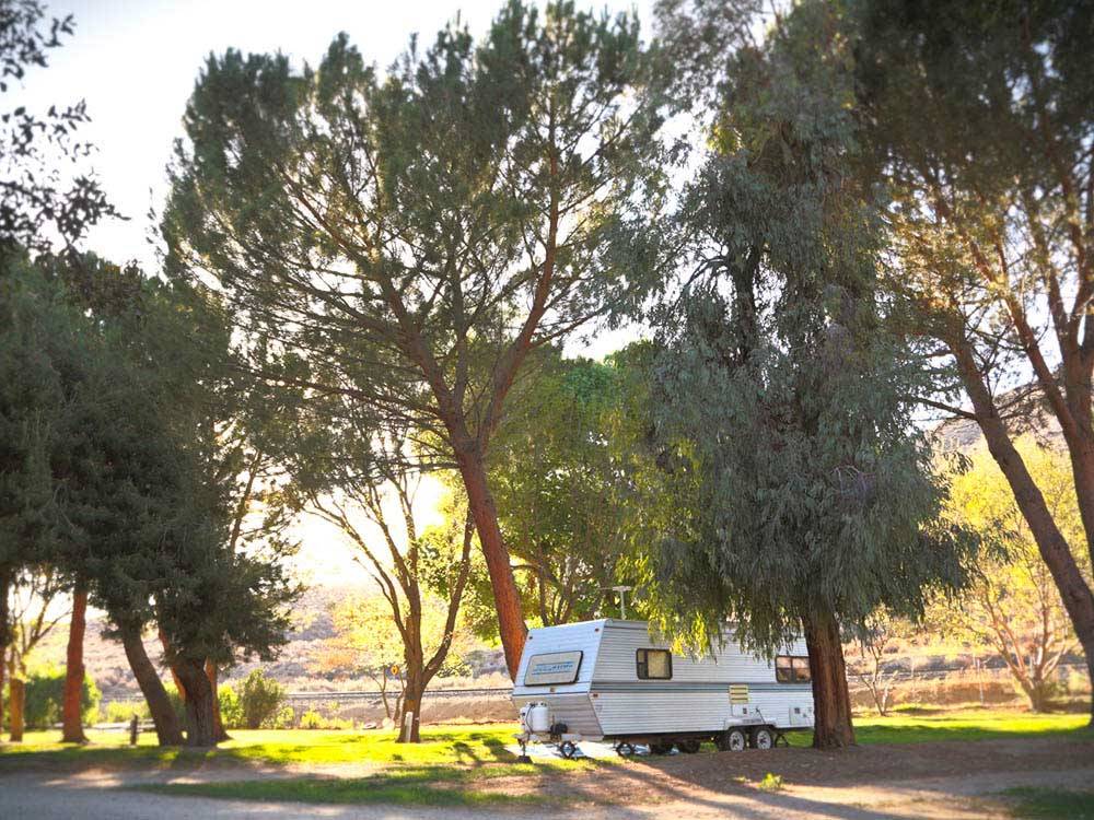 Trailer camping at THOUSAND TRAILS SOLEDAD CANYON