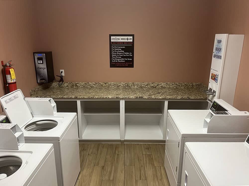 Washers and dryers in the laundry room