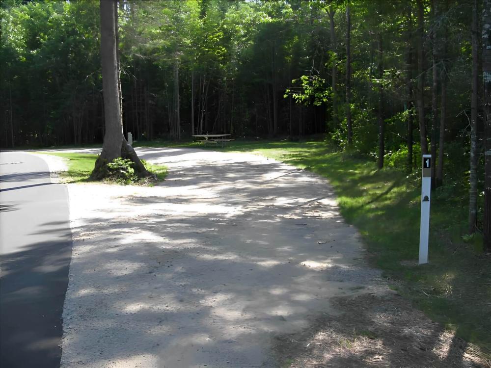 Open RV space at site Torch Lake Campground & RV Park