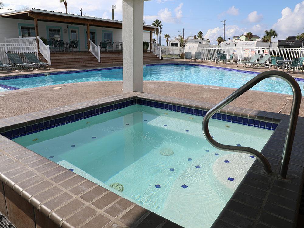 Hot tub and pools at TROPIC ISLAND RESORT