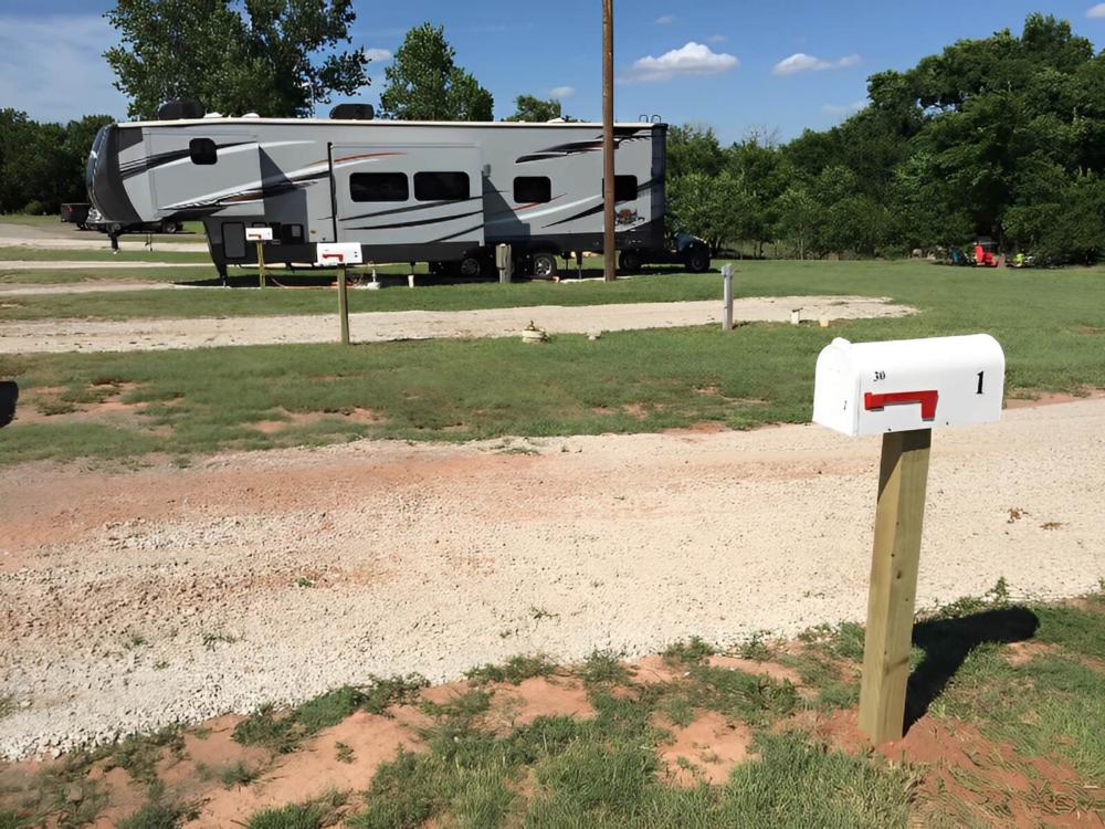 Open RV space at site Bobcat Creek RV Park
