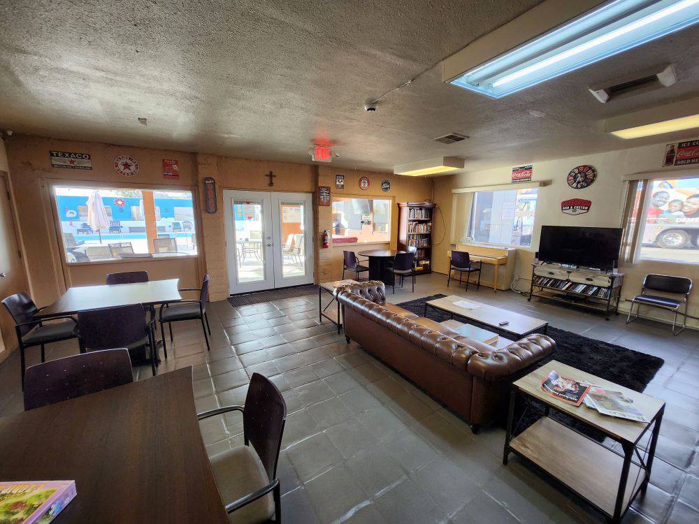 Inside the lounge room