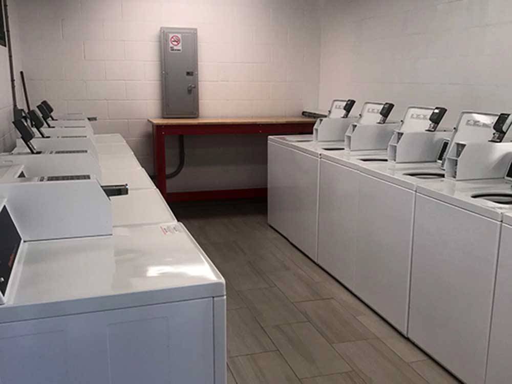 The laundry facilities at CALYPSO COVE RV PARK