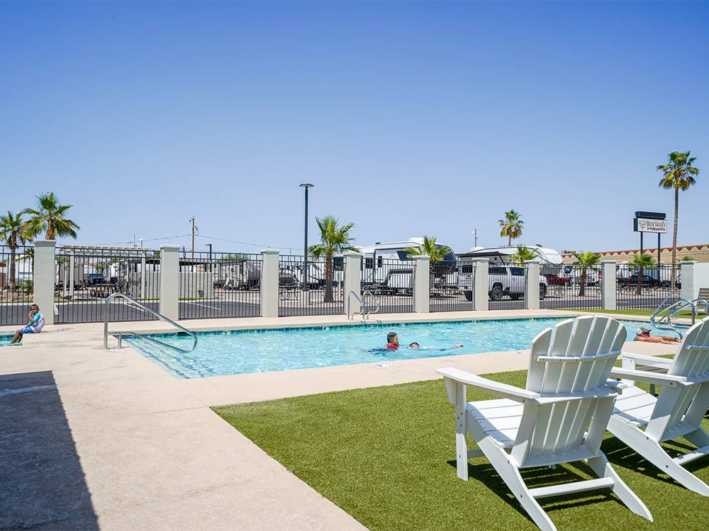 Pool area at Deer Valley RV Park