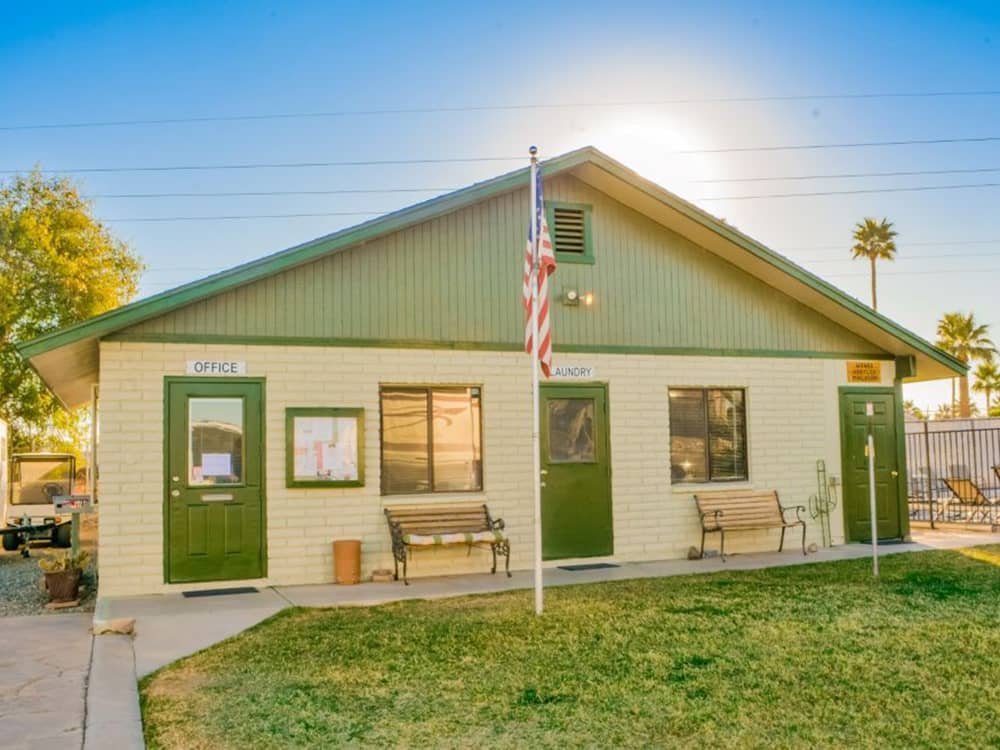 Exterior of the office building