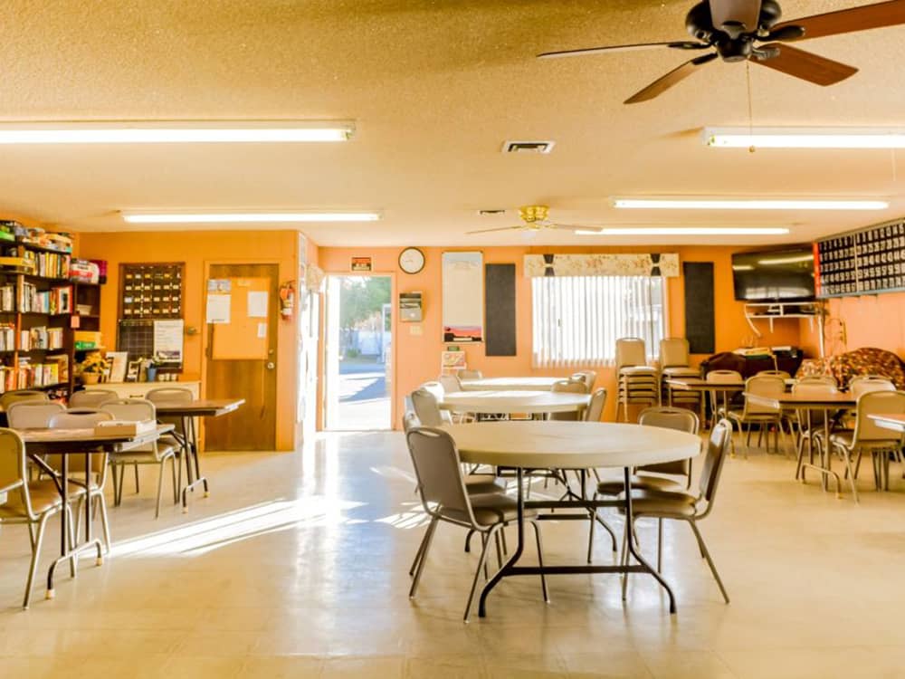 Interior of the rec hall