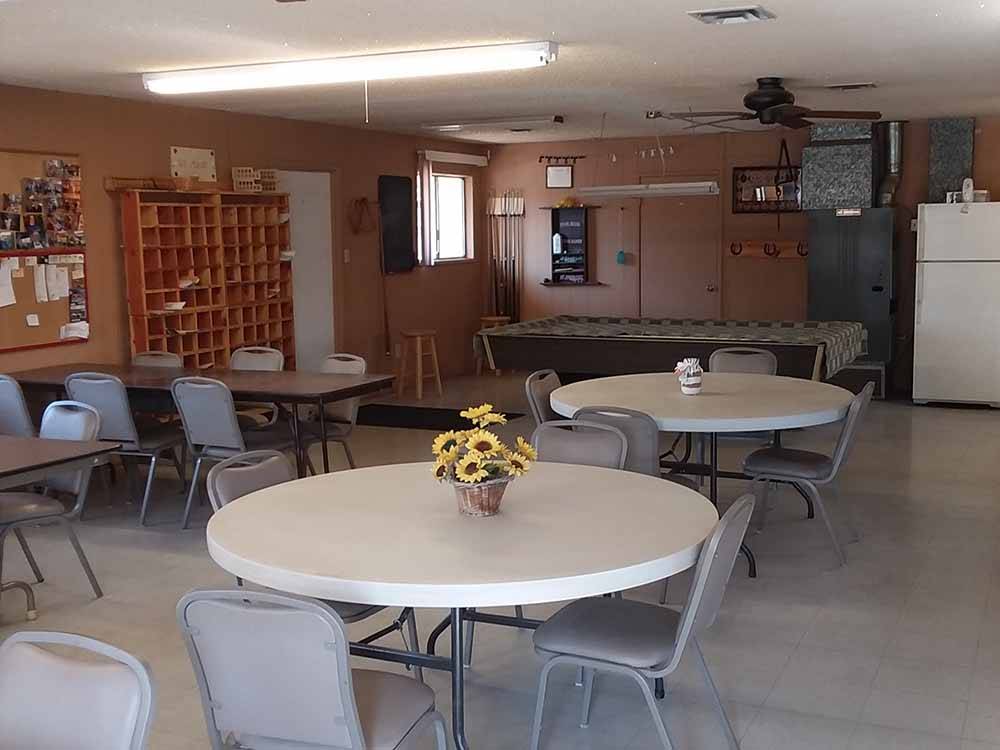 Inside of the recreation room at GOLDWATER MOBILE HOME & RV PARK