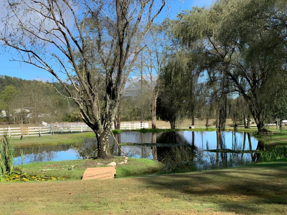 Lake at site Willow Valley RV Resort