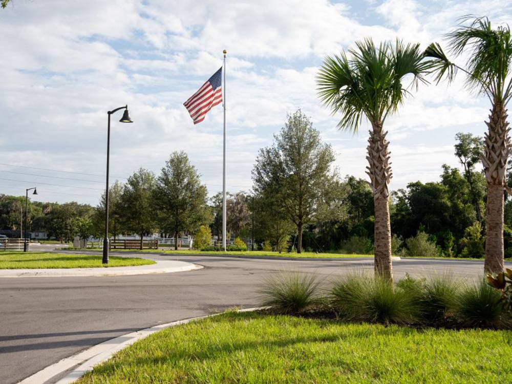An American flag