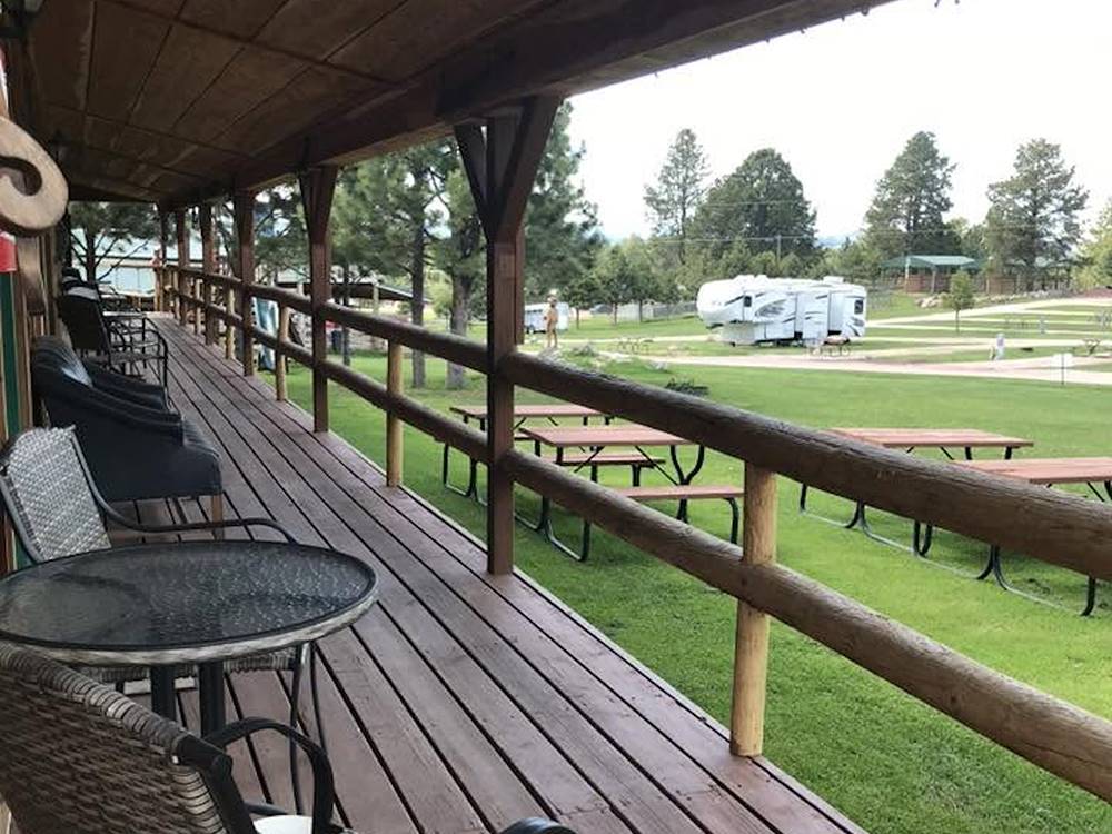 Views of RV sites from store
