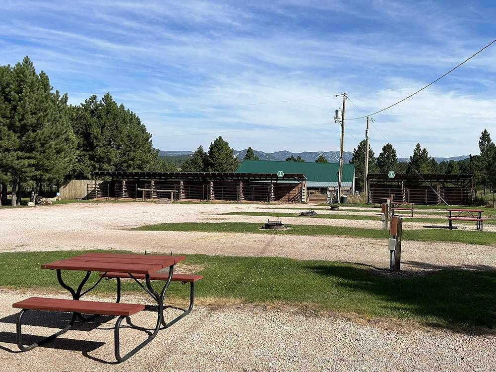 Picnic tables