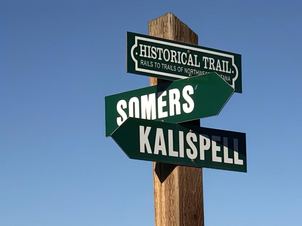 Historical trail signs