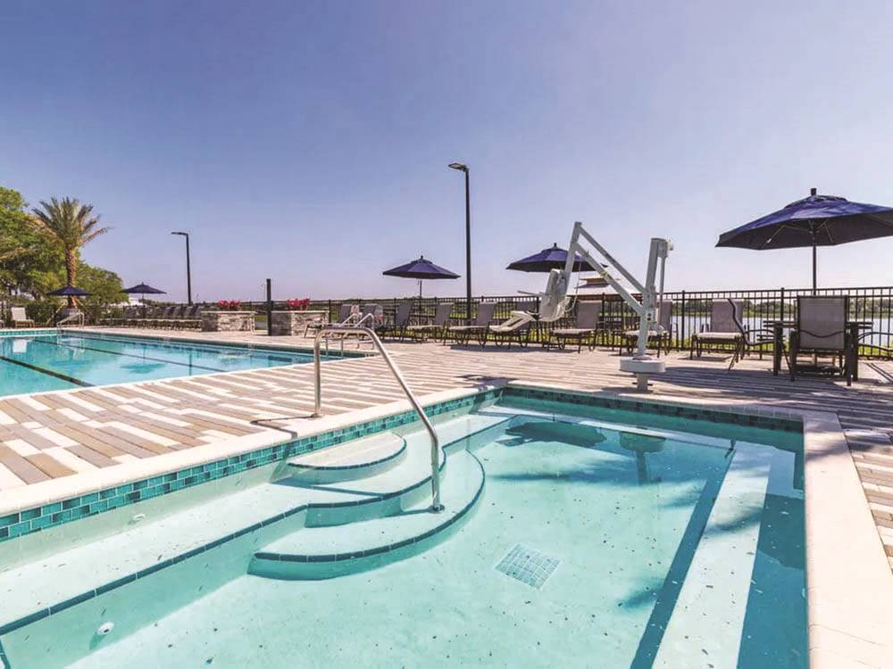 Both large and small pools