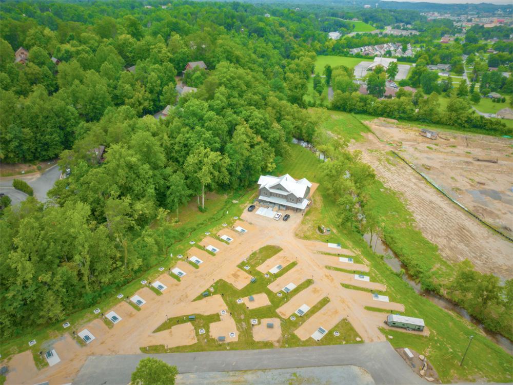 Aerial view of sites at APPALACHIAN SPRINGS OUTDOOR RESORT