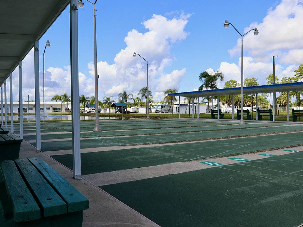 Bocce ball courts