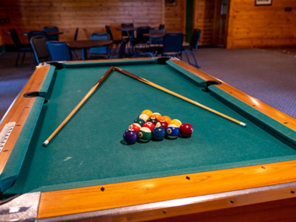The pool table