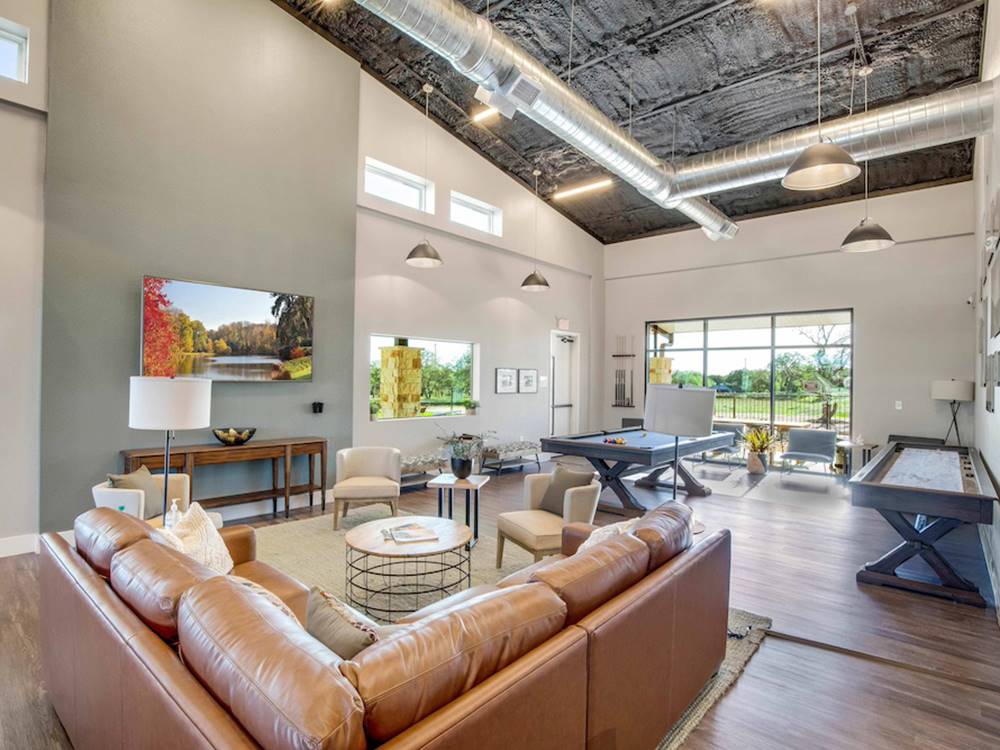 A view of the lobby at Jetstream RV Resort at Stone Oak Ranch