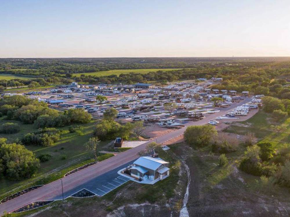 Amazing view of the campground at Jetstream RV Resort at Stone Oak Ranch