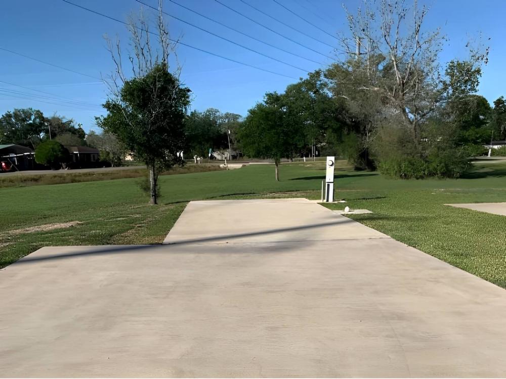 Open RV space at Brazoria RV Park