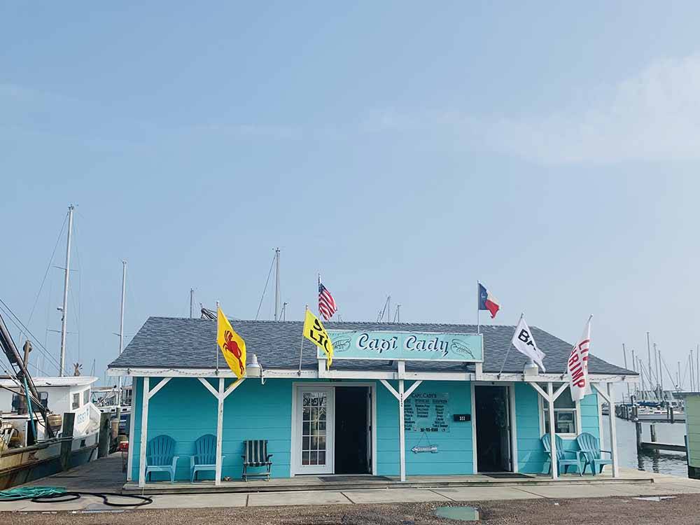 The Capt Cady bait shop at MAMAW'S COASTAL HIDEAWAY