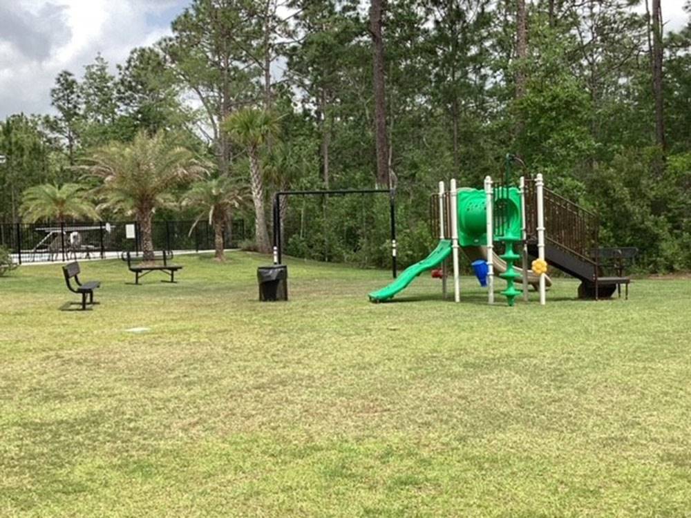 Playground at Whispering Pines RV Resort East and West